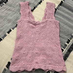 Free People Pink “Love Letter” Top